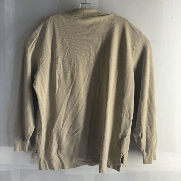 Polo Ralph Lauren Green Pony Brown 2 Button Long Sleeve Size XL 100% Cotton - Picture 5 of 6